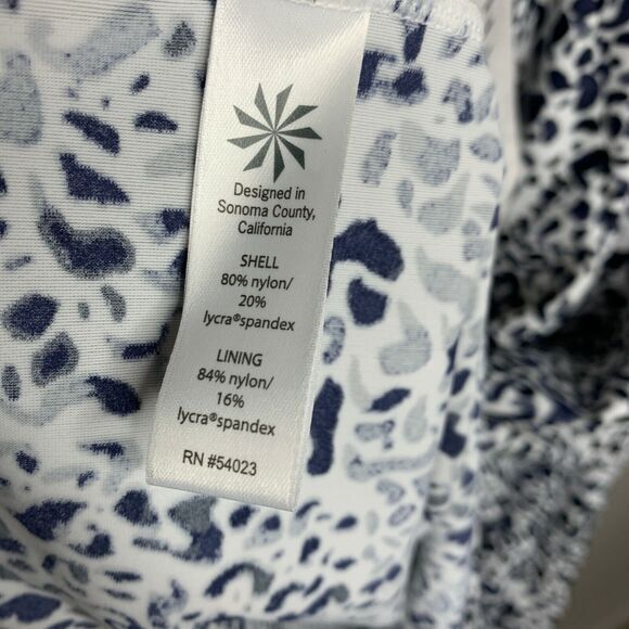 Athleta Womens Size 32D/DD Zimbabwe‎ Swim Dress High Neck NWT Animal Print - Picture 5 of 9